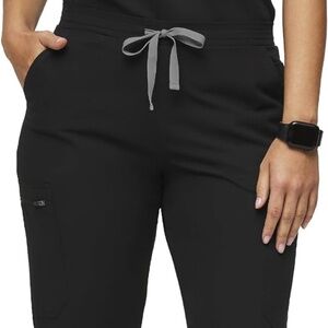 FIGS YOLA Skinny Scrub Pants for Women — XXS, Black
